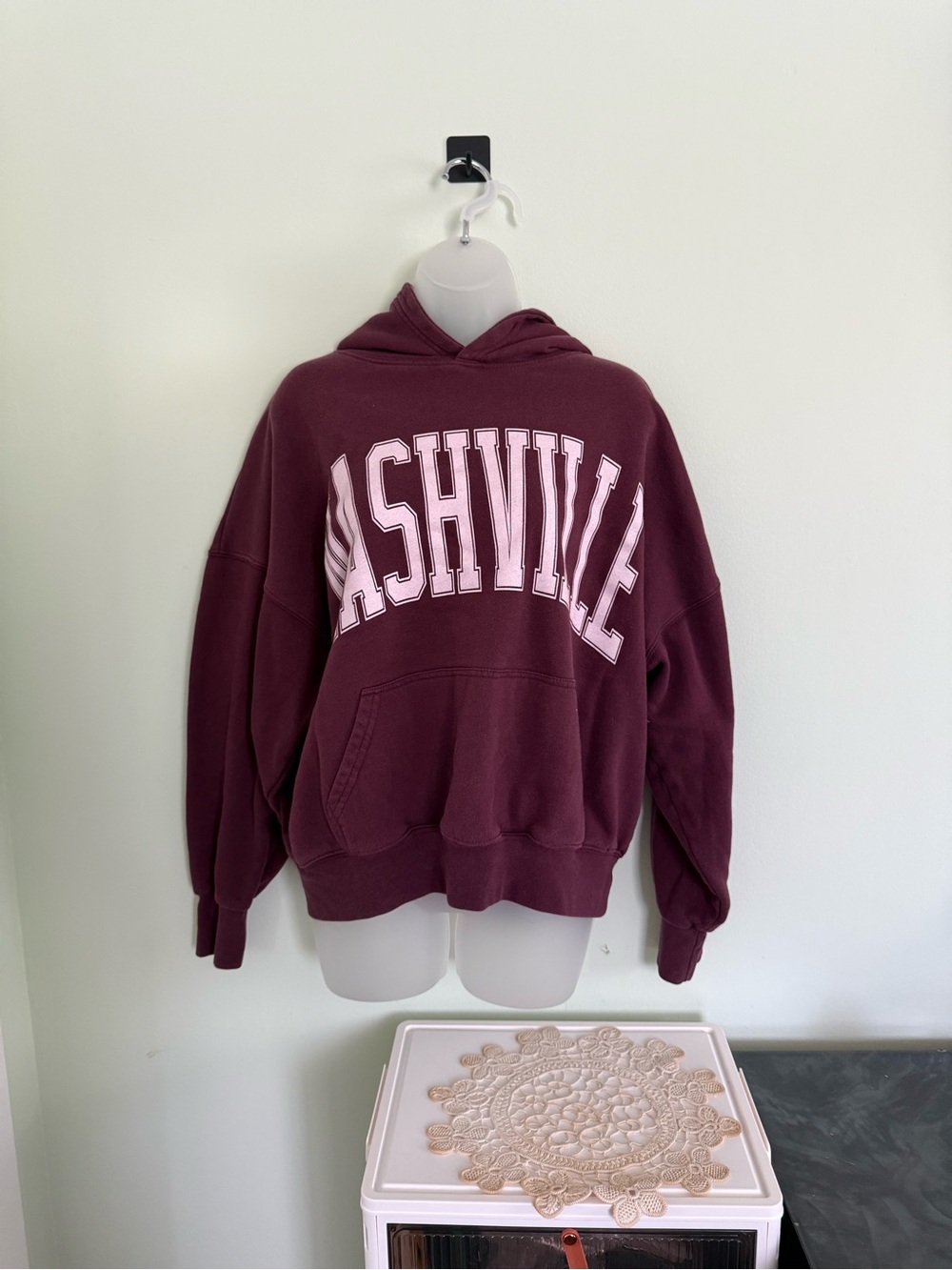 Nashville Graphic Hoodie Sweatshirt Pullover oversized Altar’D State size s/m
